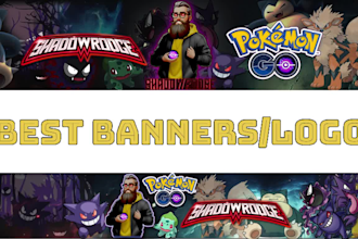 design amazing gaming youtube thumbnail and banners