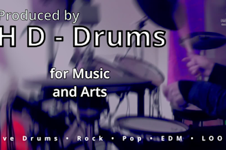 create custom humandigital drum tracks