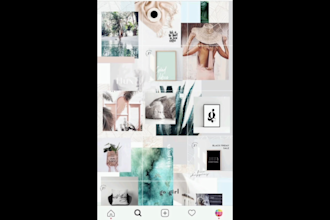 design instagram posts and pinterest pins in canva