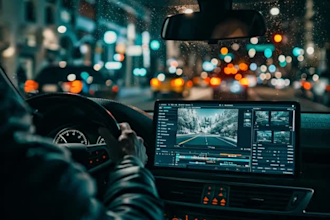 edit car driving video with clean filter for tik tok reels