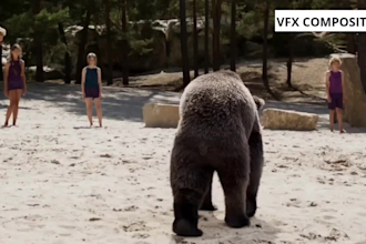 create realistic 3d animal animation with cinematic cgi vfx and fur grooming