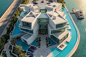 build ai premium drone showcase videos of luxury real estate