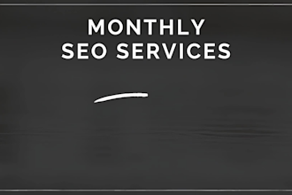 monthly seo services provider