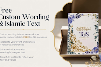 design custom bespoke invitations