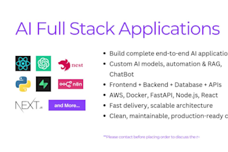 build ai powered app with python, javascript, rag
