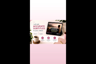 add french or english subtitles and captions to your videos