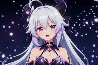 draw and rig live2d vtuber model 2d vtuber model anime vtuber live 2d vtuber