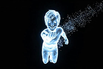 create 3d christmas led screen animation and projection mapping for stage visual