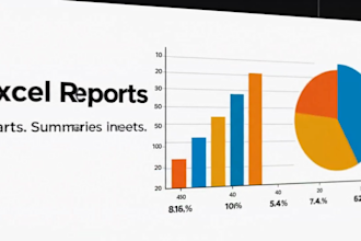 build interactive excel dashboards and data analysis