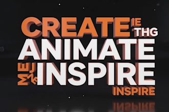 do punchy video editing and motion graphics ad