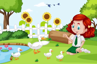 produce custom kids animation video for education  to archieve financial freedom