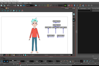 do rig 2d character very smoothly in toon boom