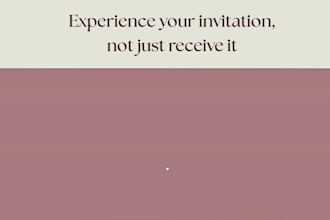 create a premium interactive wedding invitation