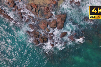 film exclusive 4k beach video with original sound in sri lanka