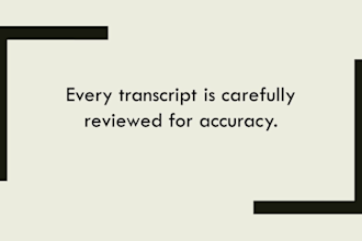 high quality audio transcription accurate fast and clean