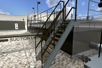 create realistic 3d industrial animation for oil and gas refinery and pipeline