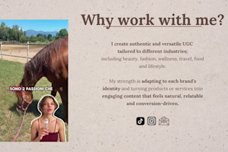 create italian ugc videos for your skincare brand