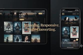 design incredible wix film website film cinematic videography portfolio website