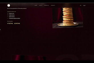 develop a professional landing page