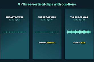 turn your podcast episode into show notes, captions and clips