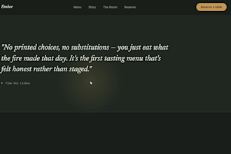 design a premium buisness website with modern responsive UI UX