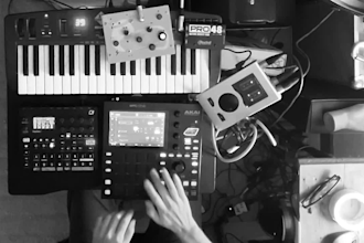 record midi drums for your synthwave postpunk song