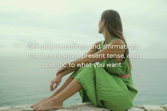 create stress relief, healing and affirmation meditation videos