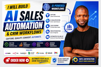 build ai sales automation and CRM workflows