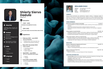 design or redesign resume, CV and cover letter in ms word