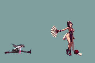 do pixel art animation nsfw pixel art sprite sheet 2d character game art sprite