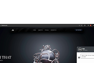 develop an ai website with chatbot integration