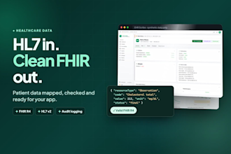 do fhir hl7 integration and emr ehr healthcare API development