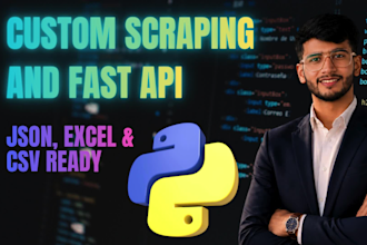 build a python web scraping API for data extraction and automation