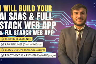 build custom ai saas, llm agents, and fullstack web apps