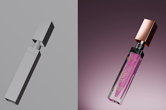 create 3d product animation for cosmetics