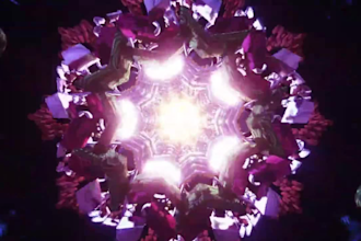 create 3d concert visuals vj loop, for led wall resolume and novastar