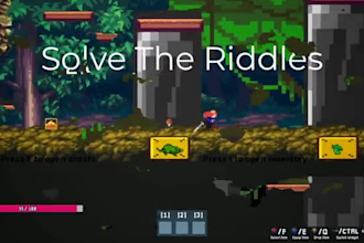 develop 2d pixel art game, sprite sheet, animation 2d game development