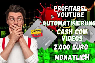 create a profitable youtube automation cash cow channel with high CPM videos
