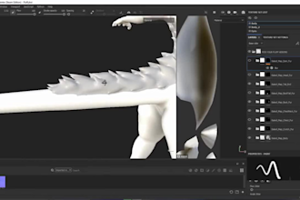 create custom furry vrchat avatar PC quest compatible fursona vrm 3d model