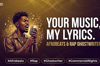 be your afrobeats rap and hip hop songwriter