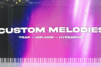 create custom melody loops for trap beats