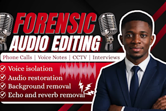 enhance forensic audio, isolate voices, restore recordings, enhance any audio