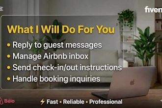 be your airbnb co host and guest communication manager