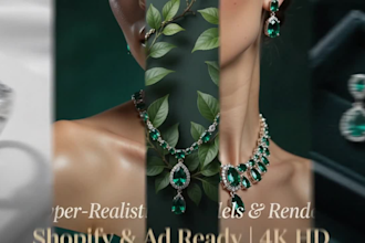 create luxury ai jewelry model photos for your brand