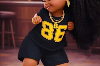 make viral ai baby dance video dancing for tiktok reels brand music promotion