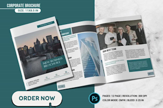 design bifold trifold leaflet pamphlet print ready materials flyer brochure