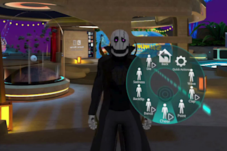 create interactive custom vrchat world 3d environment metaverse world game map