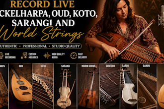 record live nyckelharpa, oud, koto, sarangi and world strings
