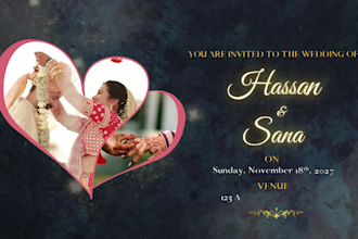design birthday , party and wedding invitation card