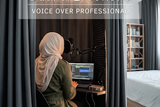 provide a warm and calming indonesian voice over